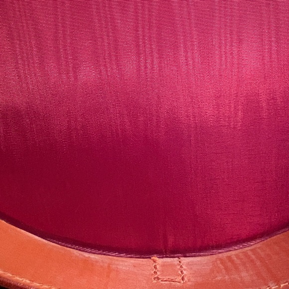 Cognac Leather Rounded Storage Box - Picture 8 of 10